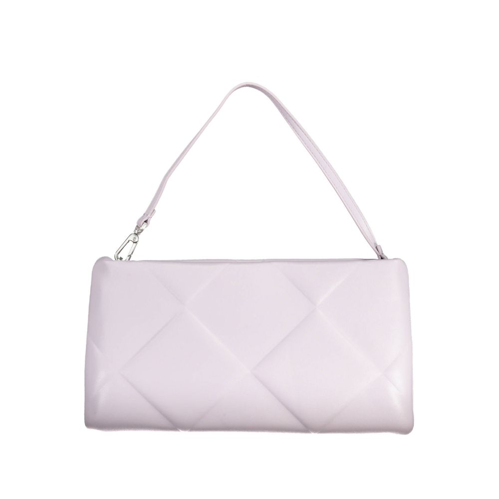 Purple Polyester Handbag - GLAMHUB BOUTIQUE 