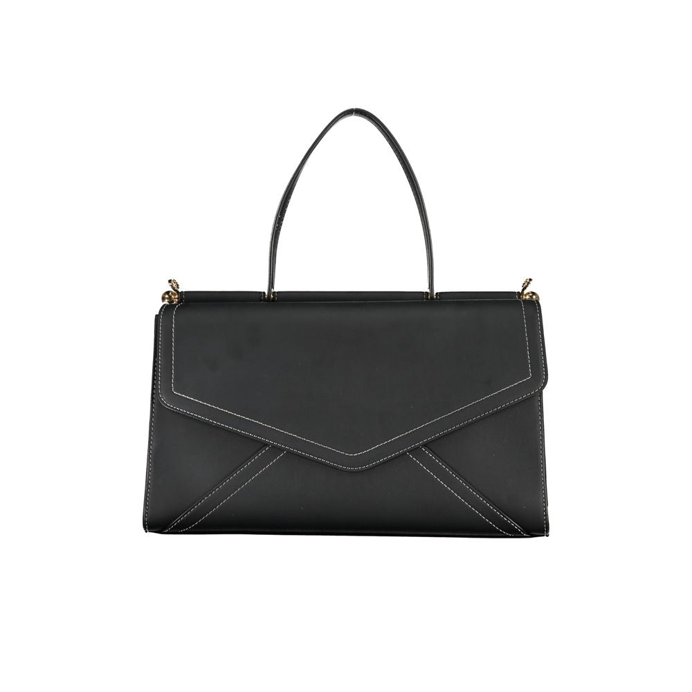 Black Polyethylene Handbag - GlamHub Luxury and Icon Brand Clothing