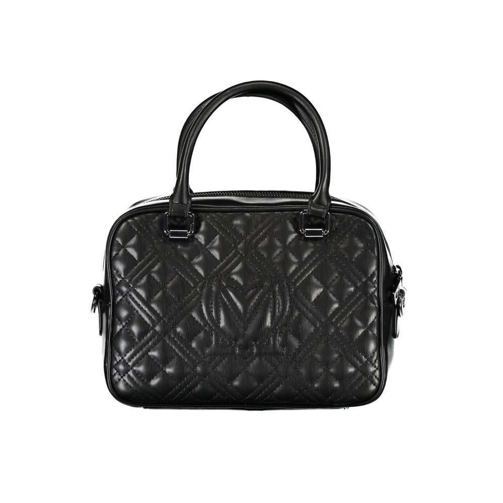 Black Polyethylene Handbag - GlamHub Luxury and Icon Brand Clothing