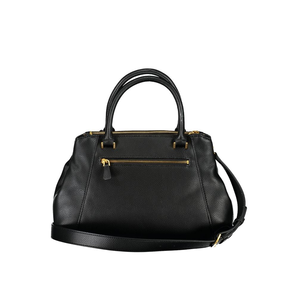 Black Polyethylene Handbag - GLAMHUB BOUTIQUE 