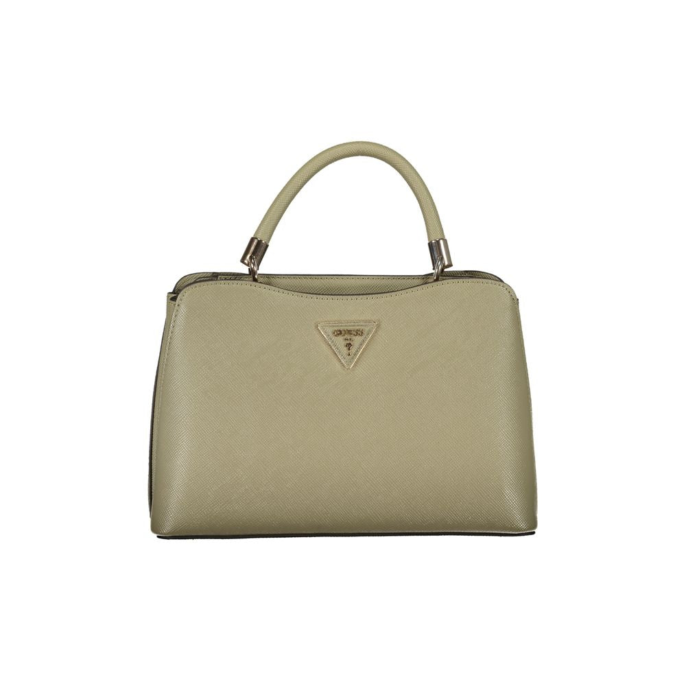 Green Polyethylene Handbag - GLAMHUB BOUTIQUE 