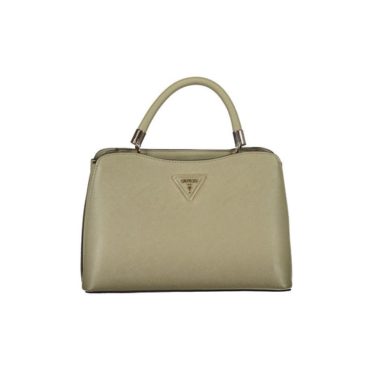 Green Polyethylene Handbag - GLAMHUB BOUTIQUE 