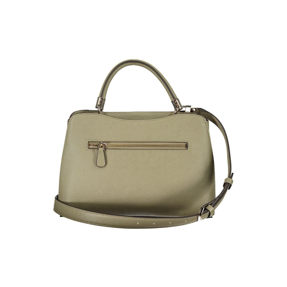 Green Polyethylene Handbag - GLAMHUB BOUTIQUE 