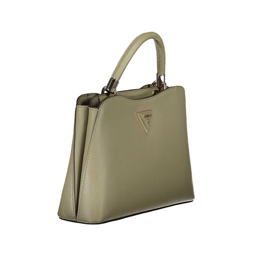 Green Polyethylene Handbag - GLAMHUB BOUTIQUE 