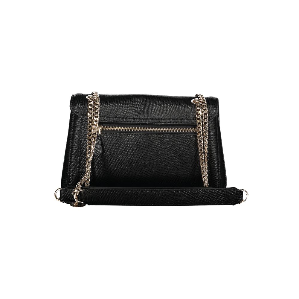 Black Polyethylene Handbag - GLAMHUB BOUTIQUE 