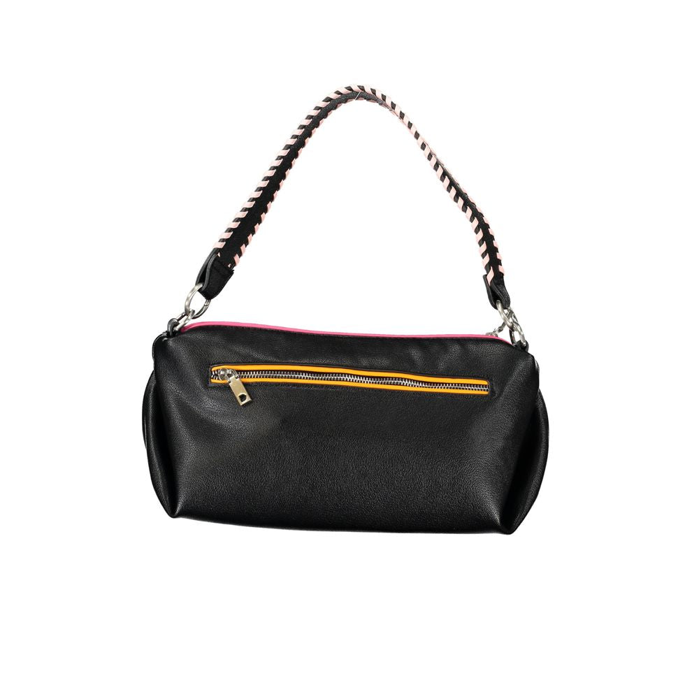 Schwarze Handtasche aus Polyethylen