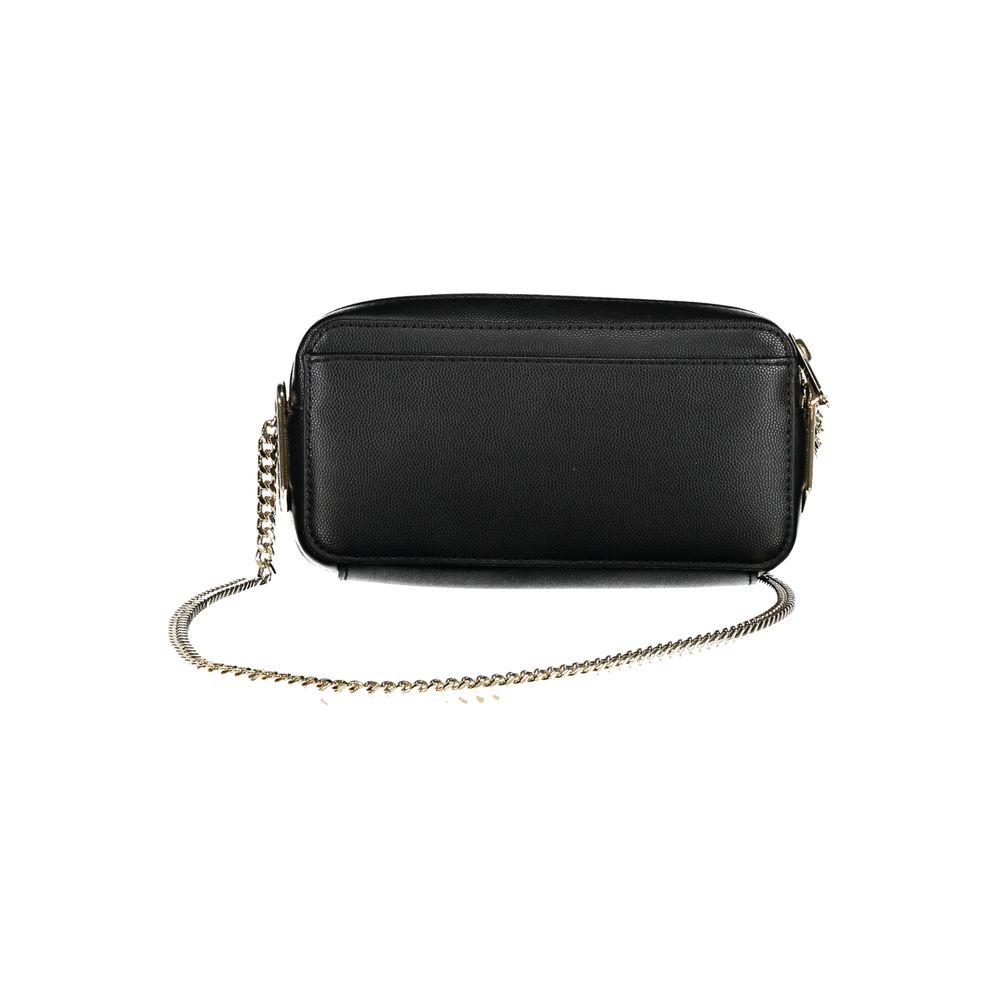 Black Polyethylene Handbag - GLAMHUB BOUTIQUE 