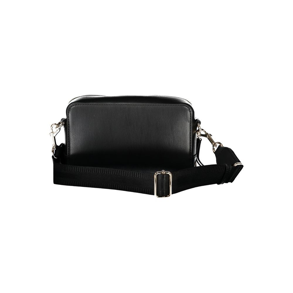 Black Polyethylene Handbag - GLAMHUB BOUTIQUE 