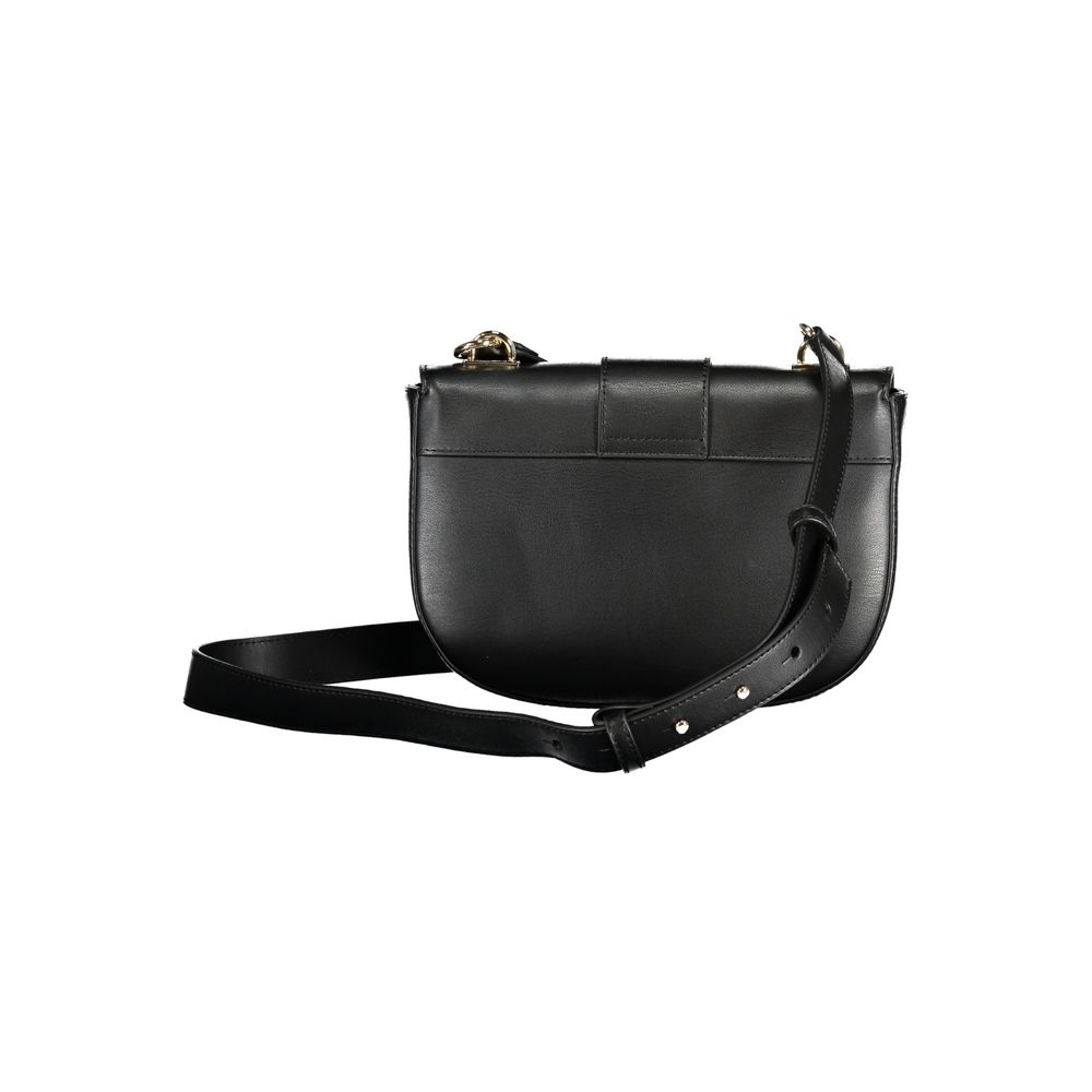 Black Polyethylene Handbag - GLAMHUB BOUTIQUE 