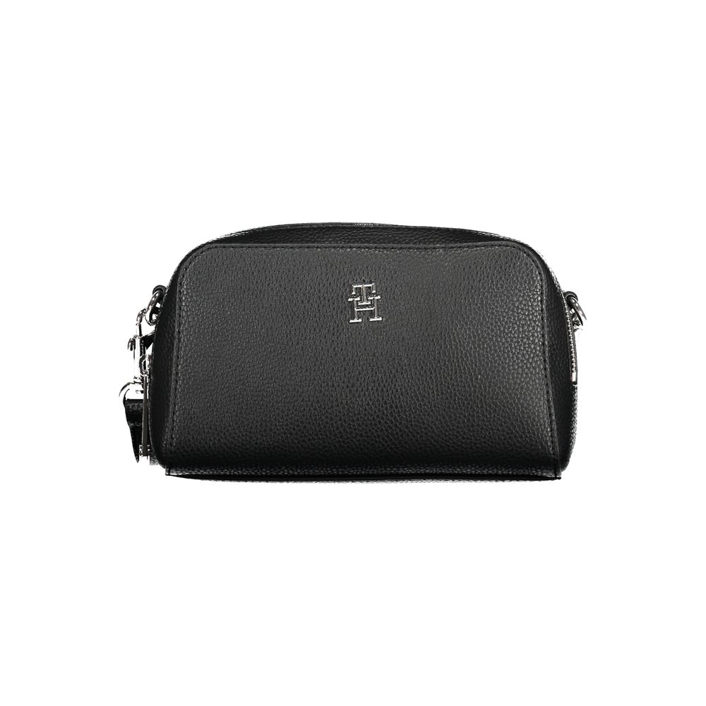 Black Polyethylene Handbag - GLAMHUB BOUTIQUE 