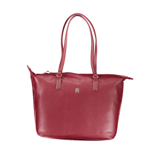 Pink Polyester Women Handbag - GLAMHUB BOUTIQUE 