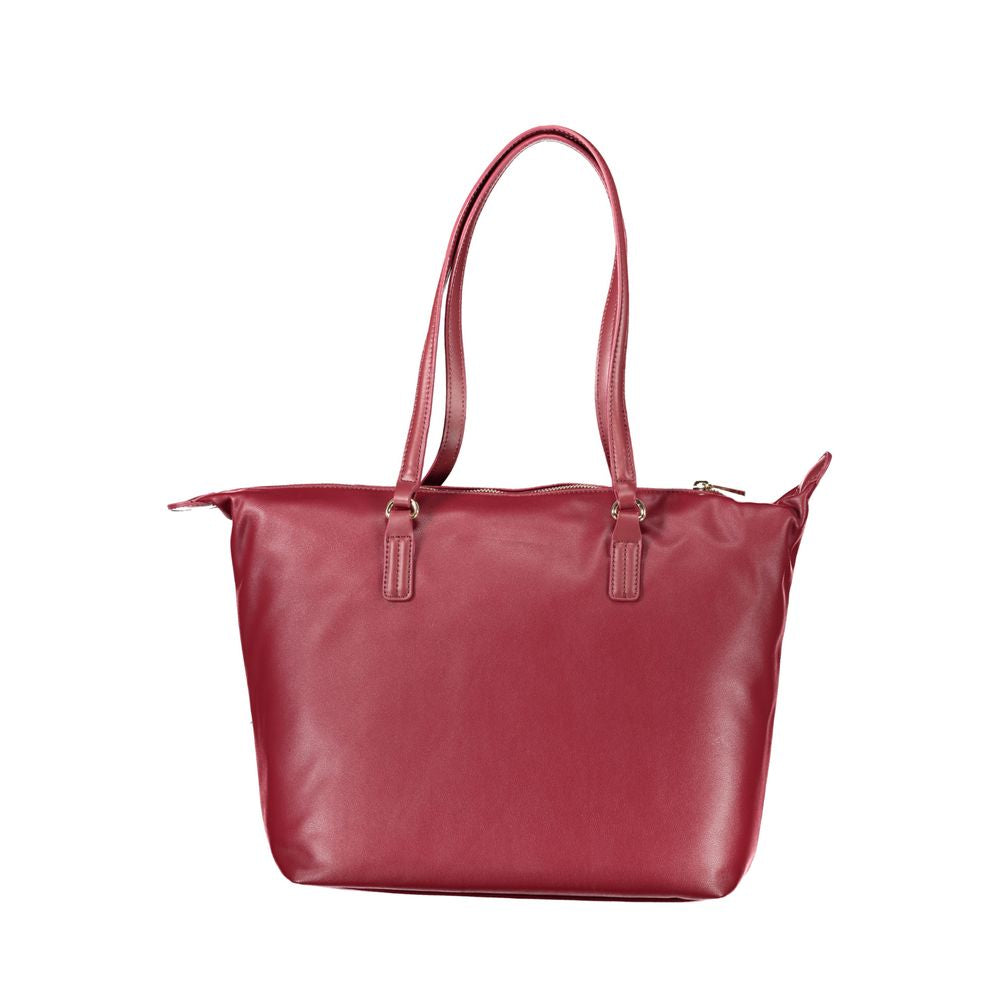 Pink Polyester Women Handbag - GLAMHUB BOUTIQUE 