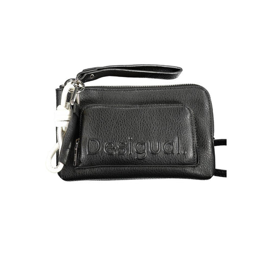 Schwarze Handtasche aus Polyethylen