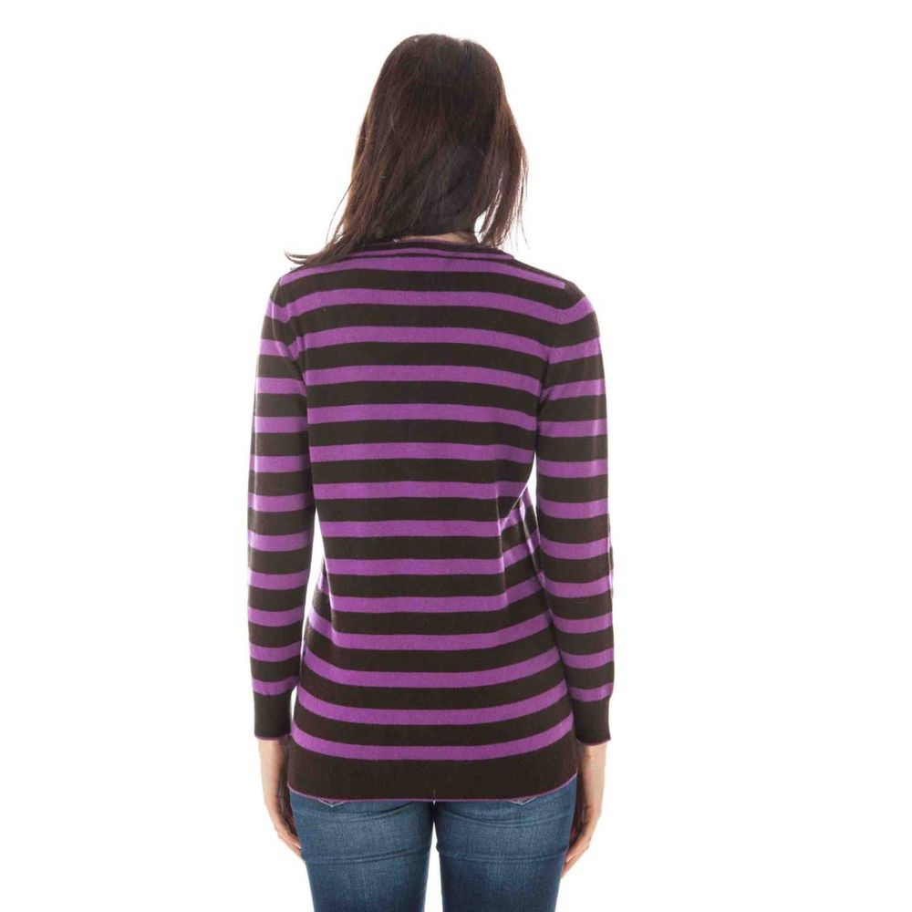 Purple Wool Sweater - GLAMHUB BOUTIQUE 