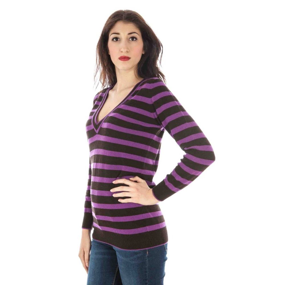 Purple Wool Sweater - GLAMHUB BOUTIQUE 