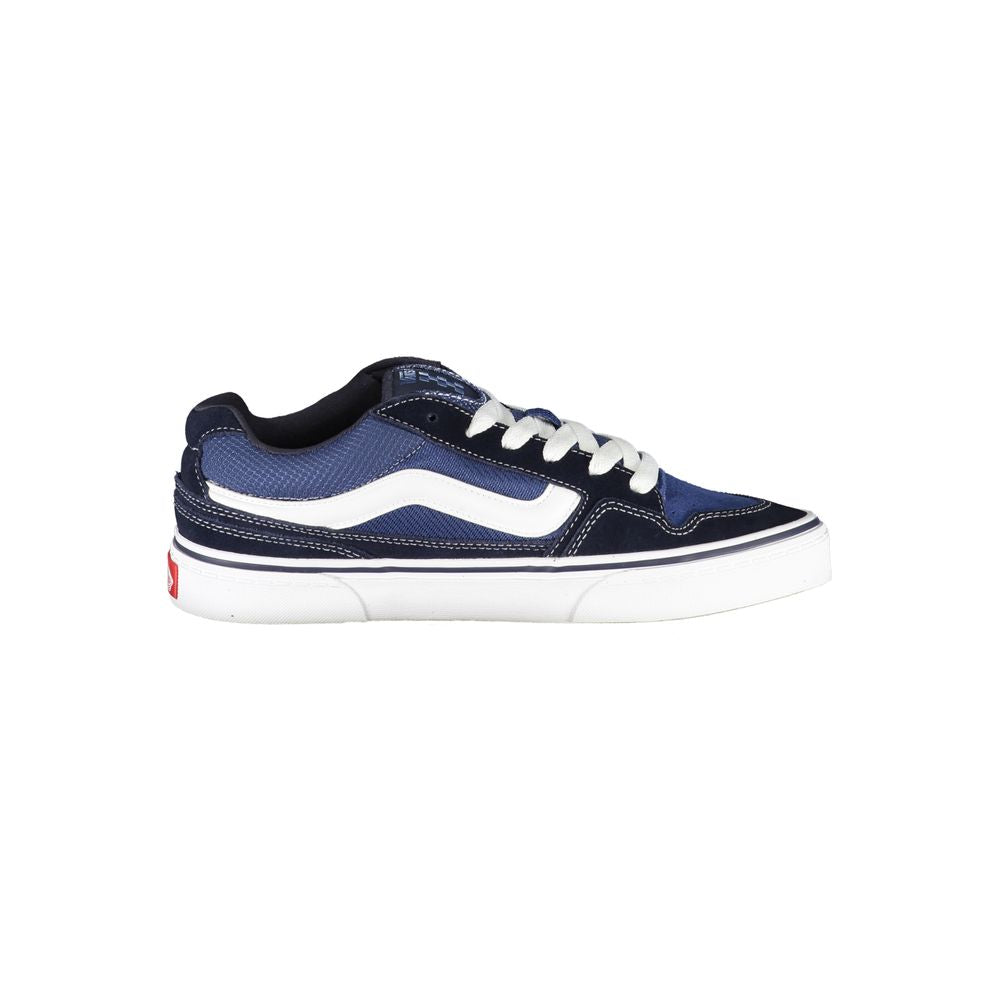 Blue Polyester Sneaker - GlamHub Luxury and Icon Brand Clothing