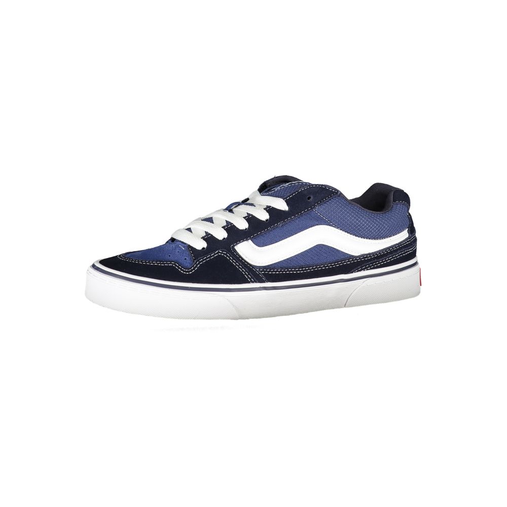 Blue Polyester Sneaker - GlamHub Luxury and Icon Brand Clothing