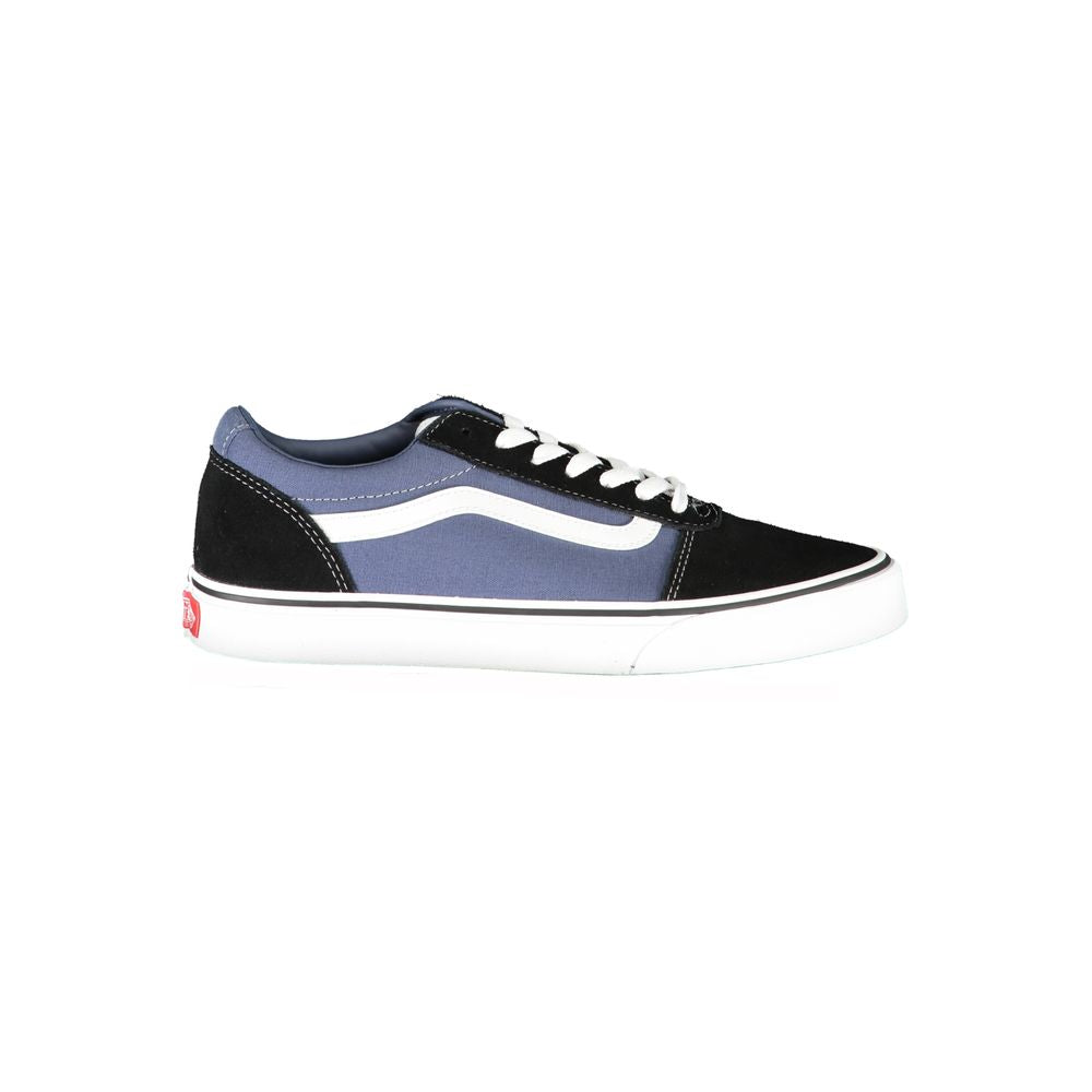 Blue Polyester Sneaker - GlamHub Luxury and Icon Brand Clothing