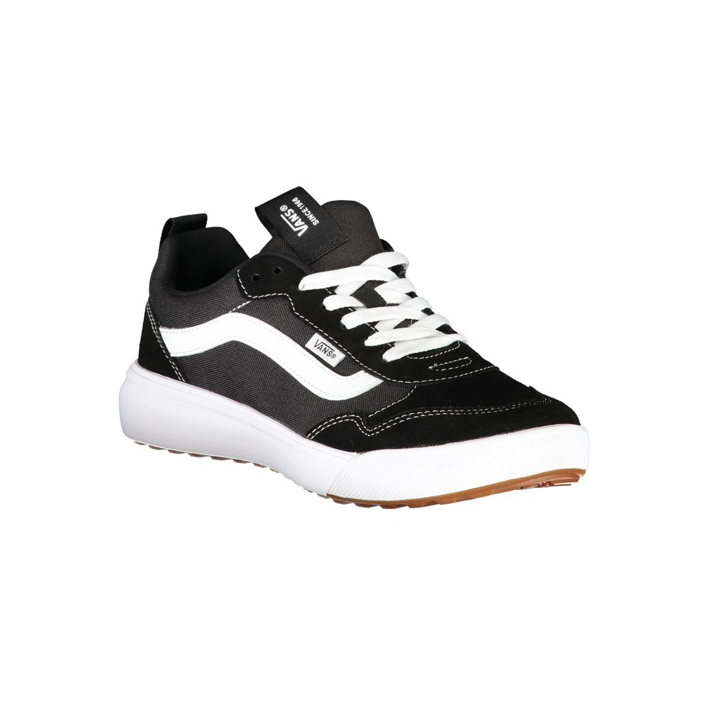 Black Polyester Sneaker - GlamHub Luxury and Icon Brand Clothing