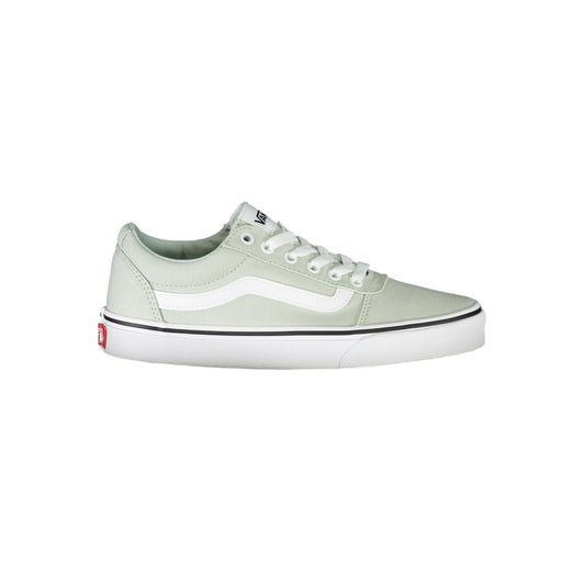 Green Polyester Sneaker - GlamHub Luxury and Icon Brand Clothing