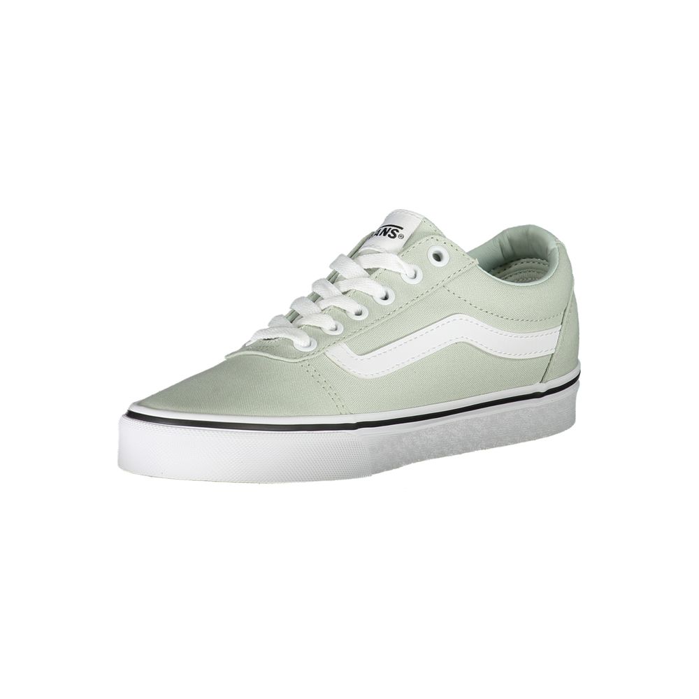 Green Polyester Sneaker - GlamHub Luxury and Icon Brand Clothing