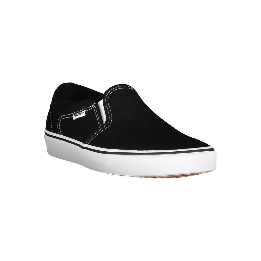 Black Polyester Sneaker - GlamHub Luxury and Icon Brand Clothing