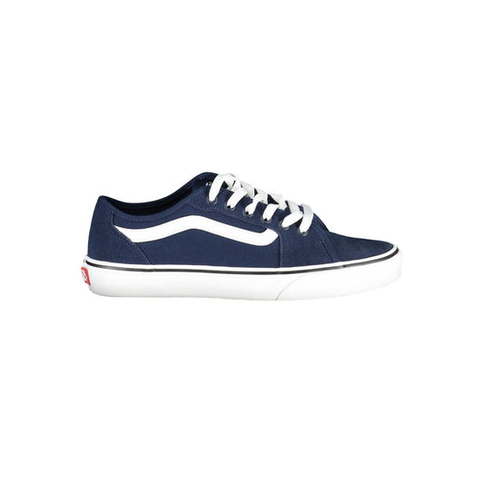 Blue Polyester Sneaker - GlamHub Luxury and Icon Brand Clothing