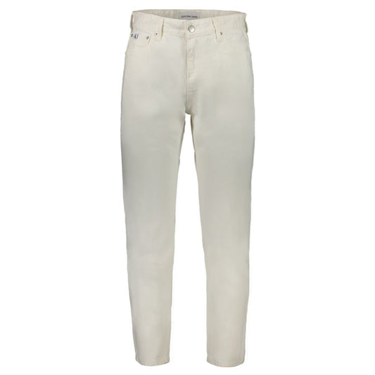 White Cotton Jeans & Pant - GLAMHUB BOUTIQUE 