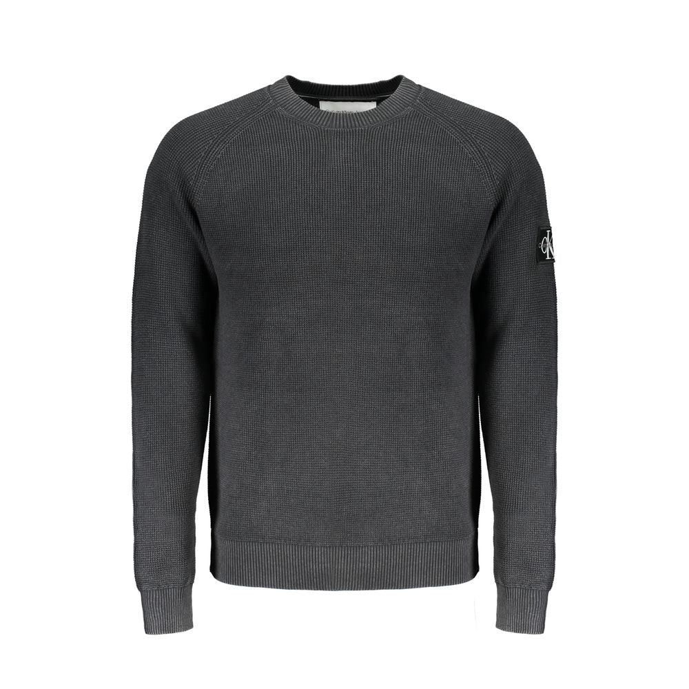 Black Cotton Sweater - GLAMHUB BOUTIQUE 