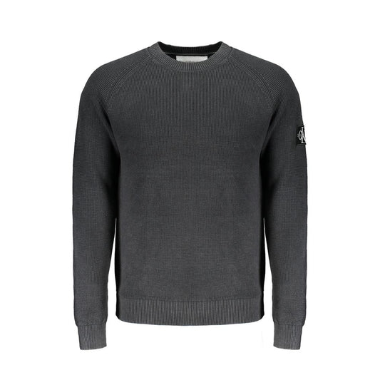 Black Cotton Sweater - GLAMHUB BOUTIQUE 