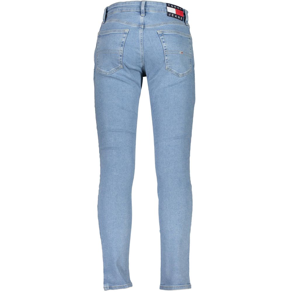 Light Blue Cotton Jeans & Pant - GLAMHUB BOUTIQUE 