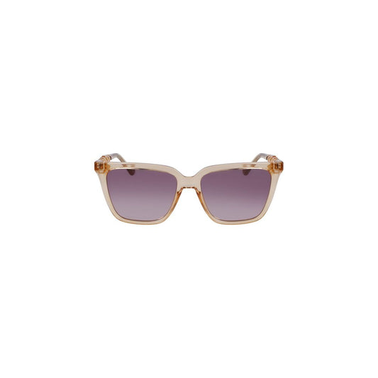 Beige BIO INJECTED Sunglasses - GlamHub Luxury and Icon Brand Clothing