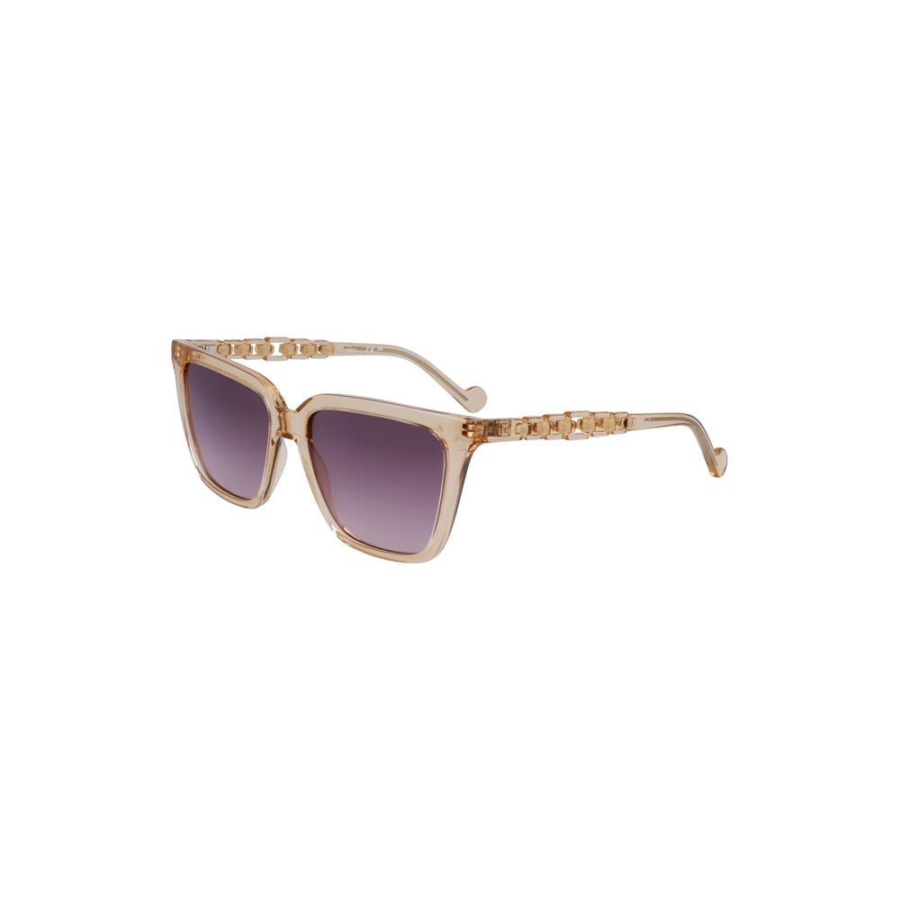 Beige BIO INJECTED Sunglasses - GlamHub Luxury and Icon Brand Clothing