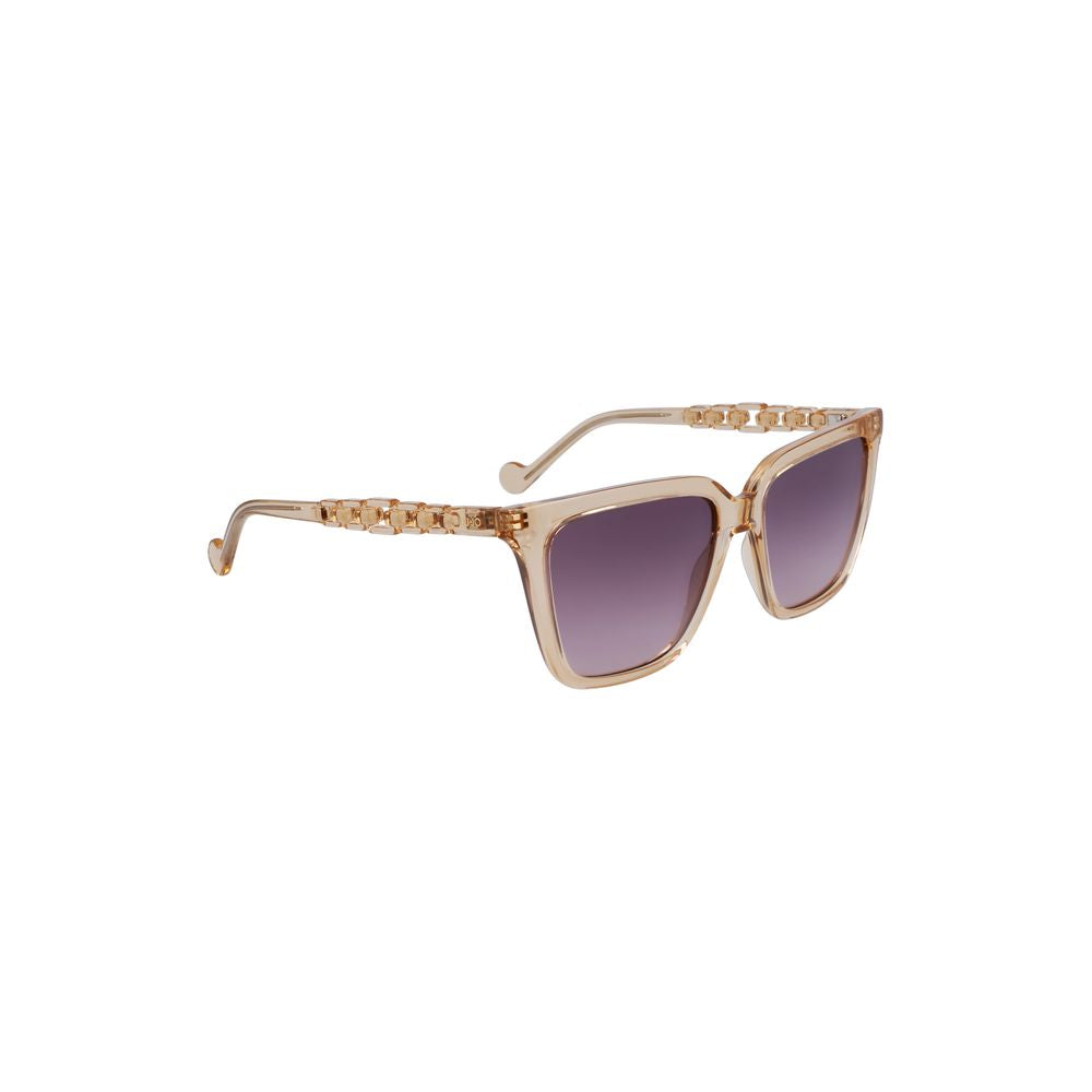 Beige BIO INJECTED Sunglasses - GlamHub Luxury and Icon Brand Clothing