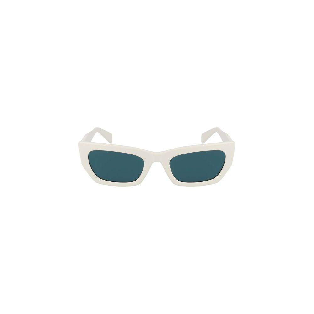 White BIO INJECTED Sunglasses - GlamHub Luxury and Icon Brand Clothing