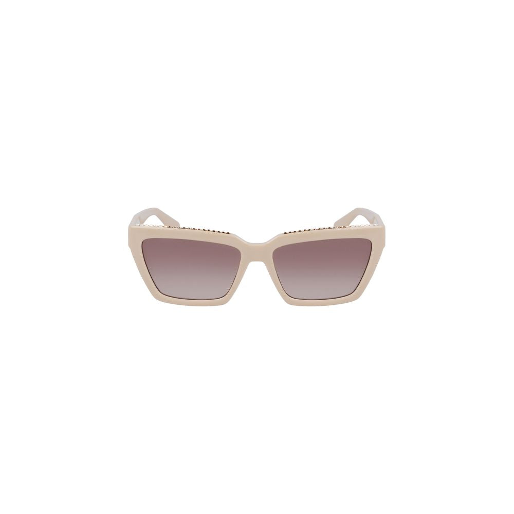 Beige BIO INJECTED Sunglasses - GlamHub Luxury and Icon Brand Clothing