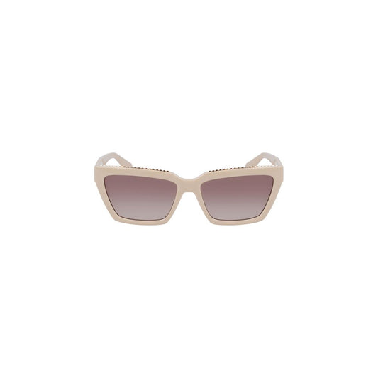 Beige BIO INJECTED Sunglasses - GlamHub Luxury and Icon Brand Clothing