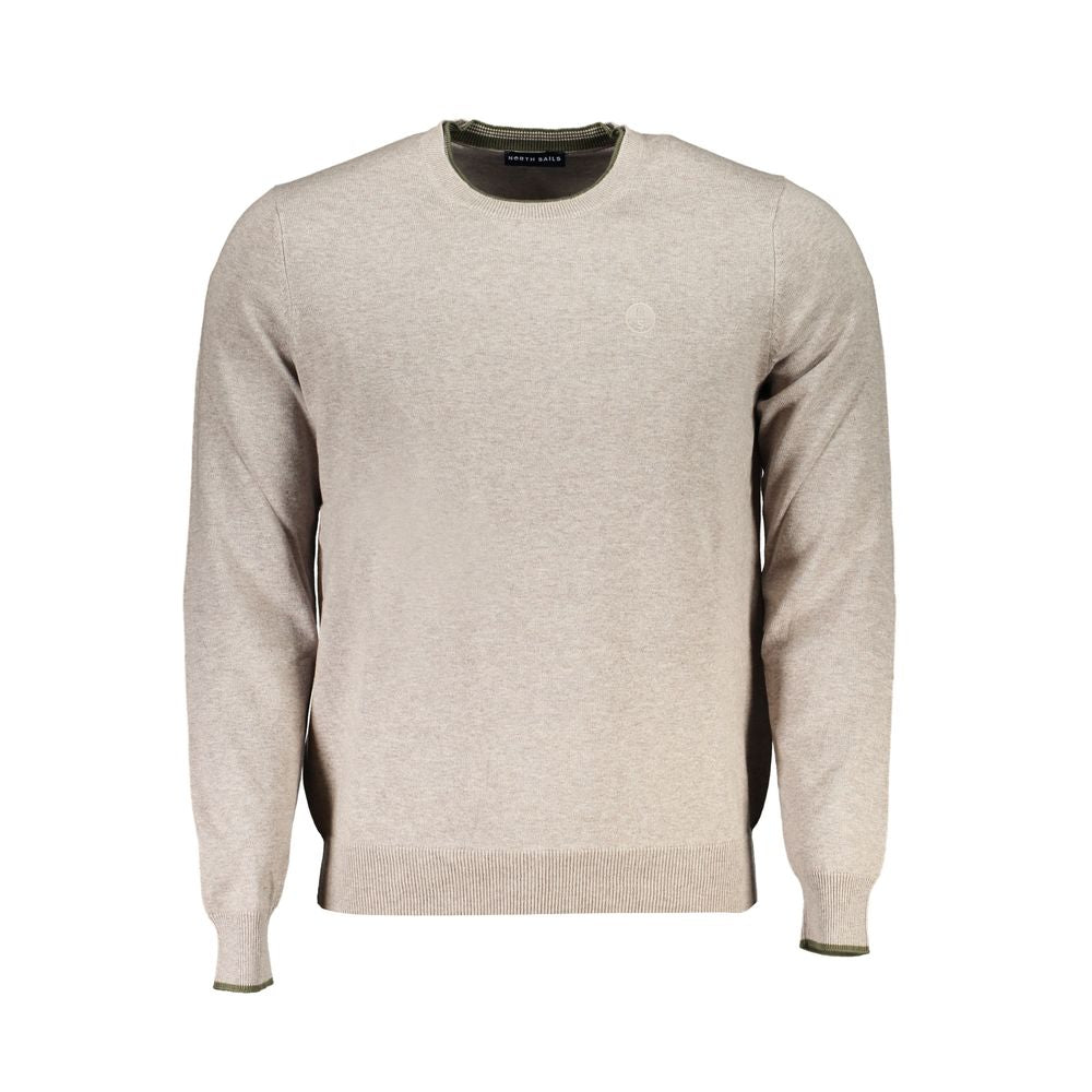 Beige Cotton Sweater