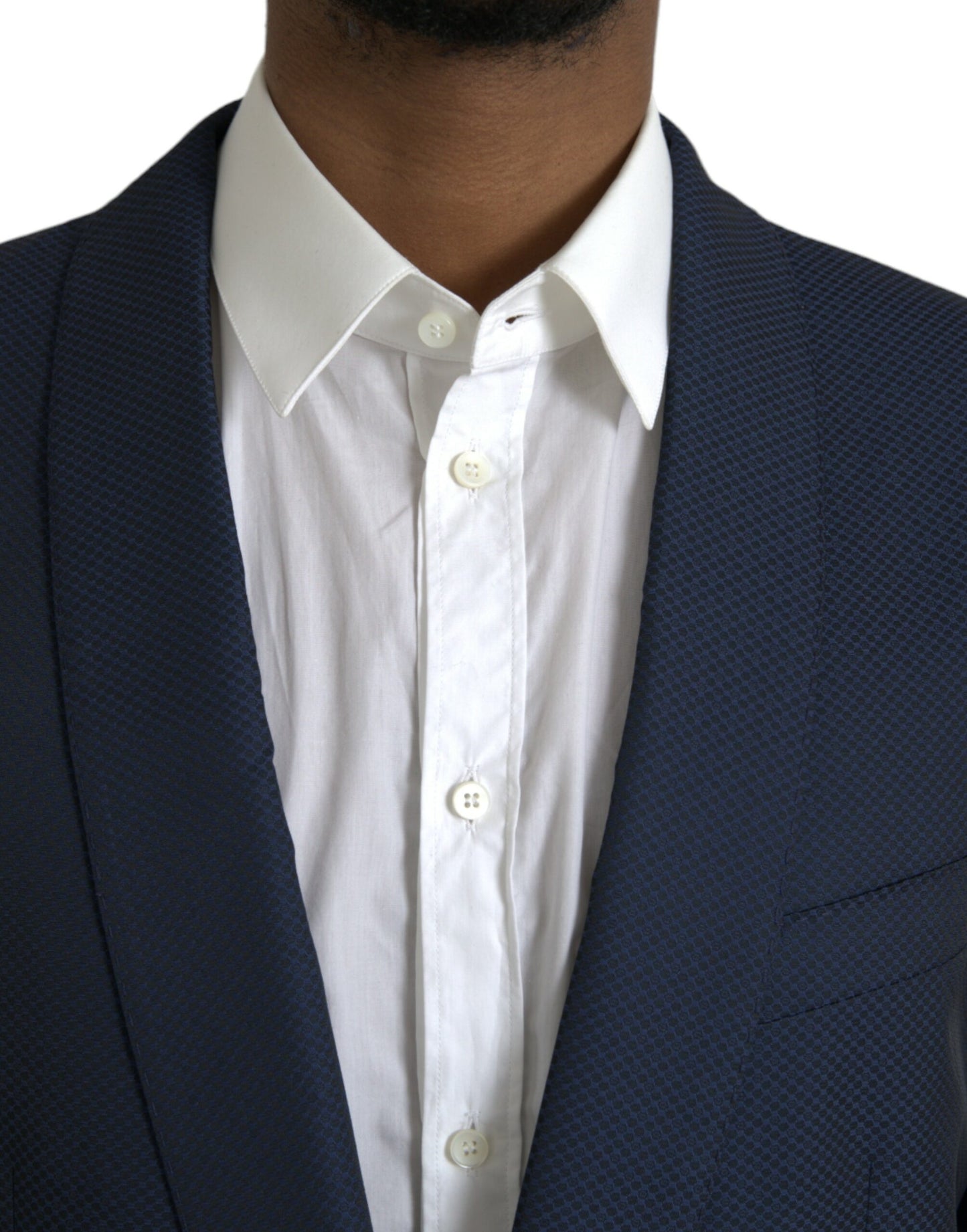 Blue MARTINI Shawl Single Breasted Blazer