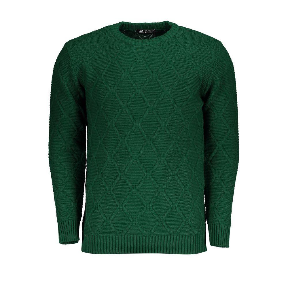 U.S. Grand Polo Green Fabric Sweater