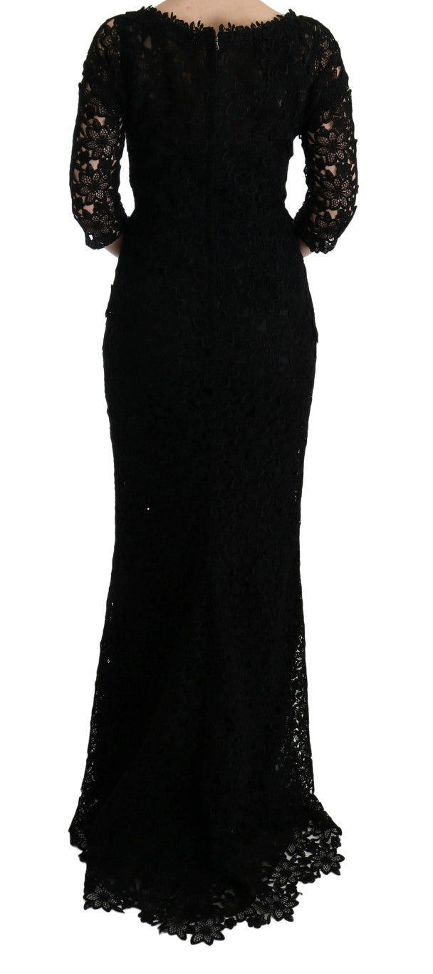 Elegant Black Sheath Dress with Silk Lining - GlamHub Luxury and Icon Brand Clothing