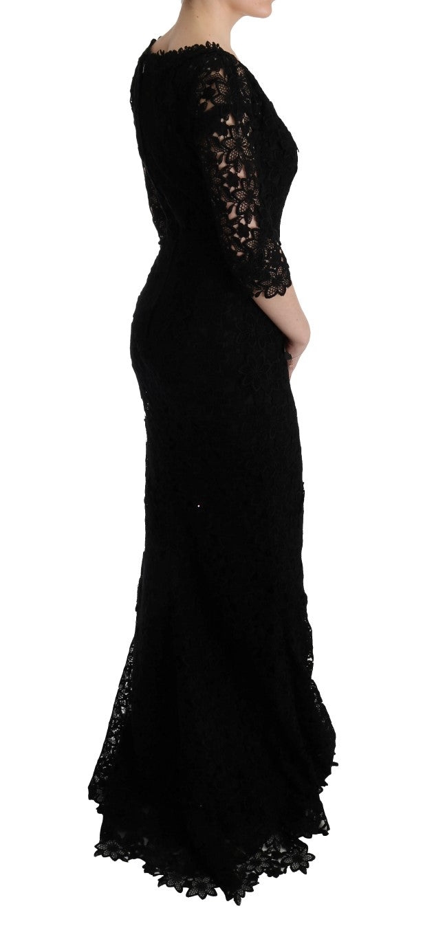 Elegant Black Sheath Dress with Silk Lining - GlamHub Luxury and Icon Brand Clothing