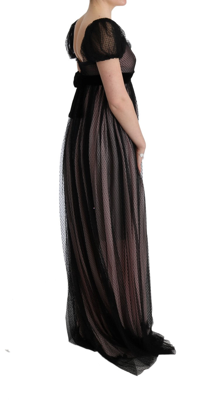 Elegant Full Length Shift Dress - GlamHub Luxury and Icon Brand Clothing