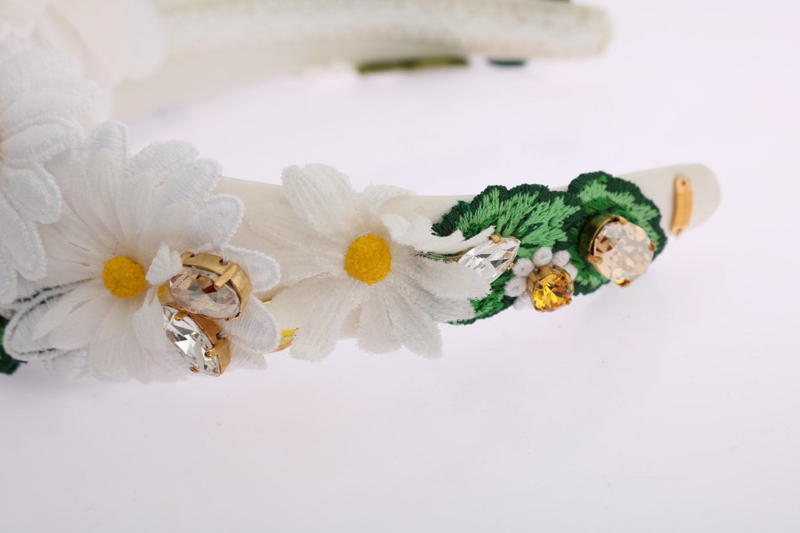 Sunflower Crystal Embellished Headband - GlamHub Luxury and Icon Brand Clothing