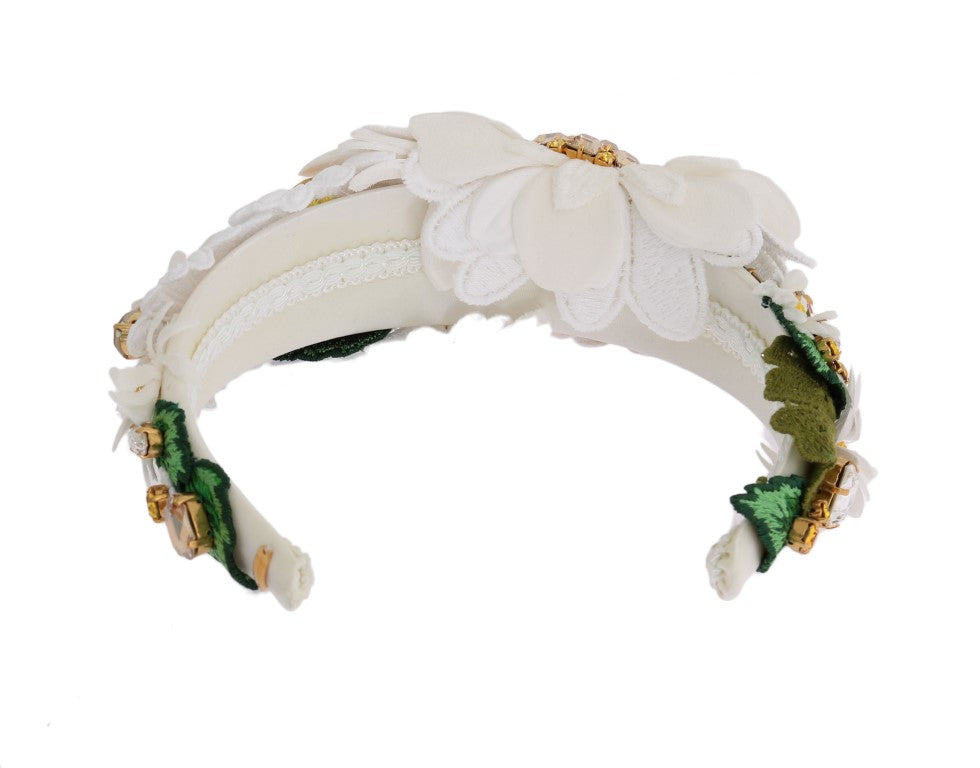 Sunflower Crystal Embellished Headband - GlamHub Luxury and Icon Brand Clothing