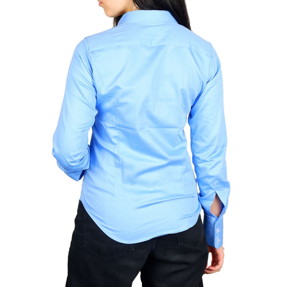 Elegant Satin Cotton Milano Shirt - GlamHub Luxury and Icon Brand Clothing