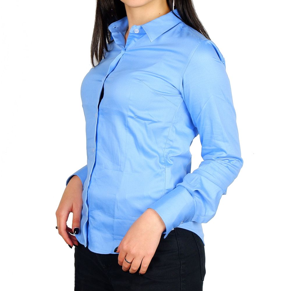 Elegant Satin Cotton Milano Shirt - GlamHub Luxury and Icon Brand Clothing