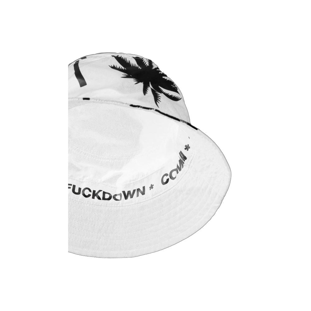 Palm Print Chic Fisherman Hat - GlamHub Luxury and Icon Brand Clothing