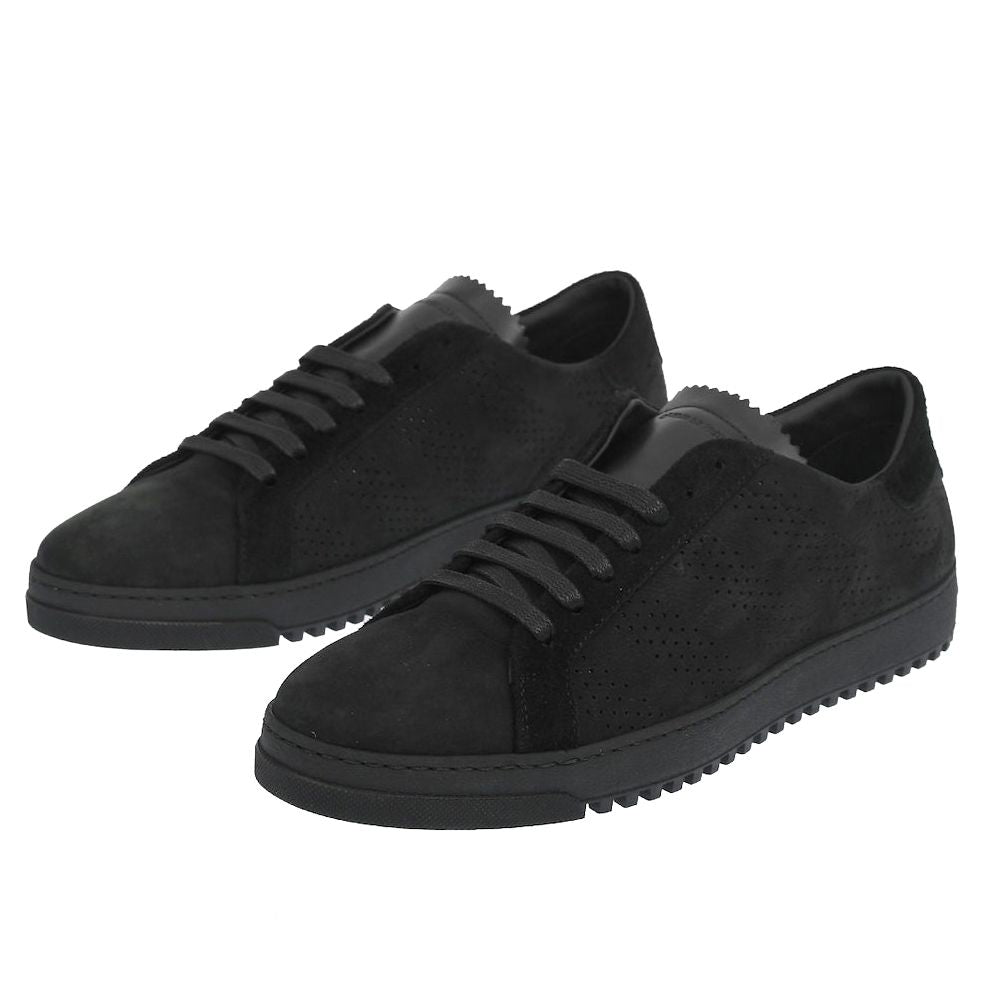 Elegant Suede Calfskin Sneakers - GLAMHUB BOUTIQUE 