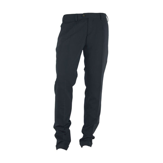 Elegant Black Trousers for the Modern Man - GlamHub Luxury and Icon Brand Clothing